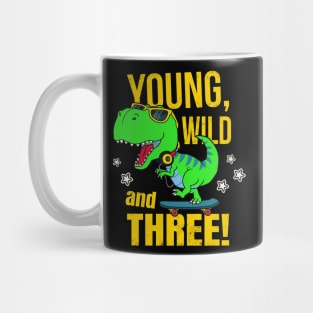 3rd Birthday Dinosaur Boy Mug